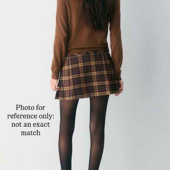 Sunday Best Aritzia pleated plaid mini skirt - Picture 8 of 9